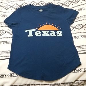 Little girls size 6/7s Old Navy Texas tee.